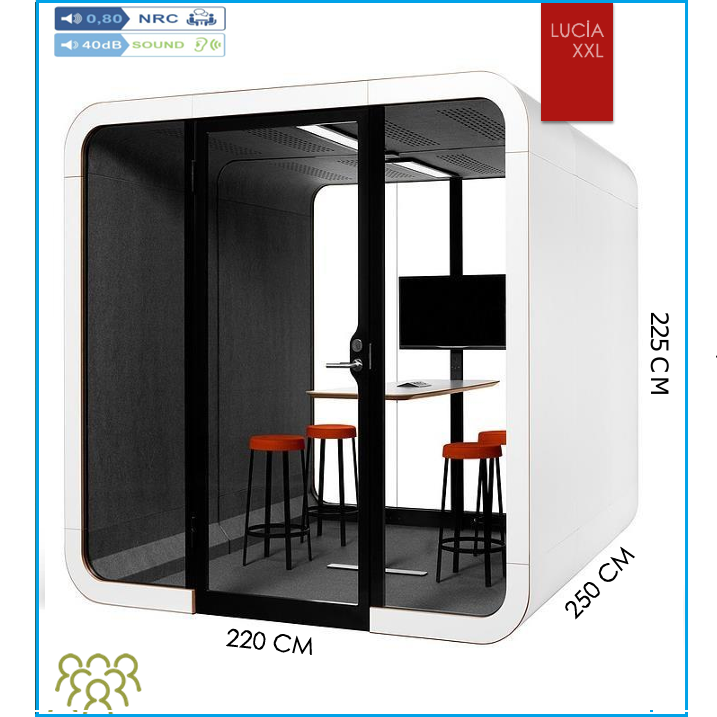 XXL Toplantı Kapsül 6 Kişilik